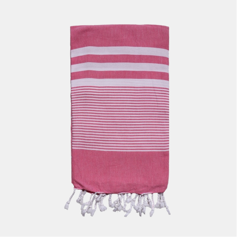 Shut the Front Door | Ege Turkish Towel - Hot Pink | Shut the Front Door