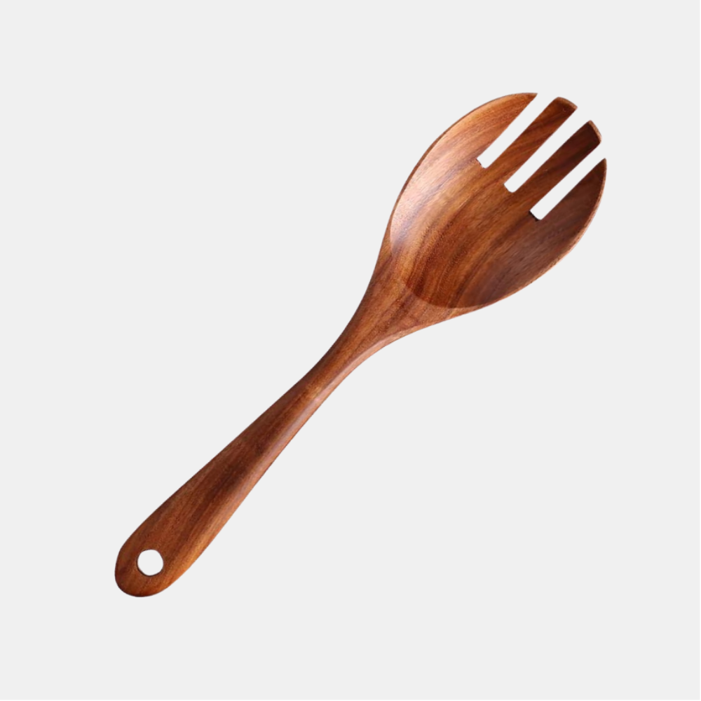 Not specified | Wooden Salad Fork 27cm | Shut the Front Door