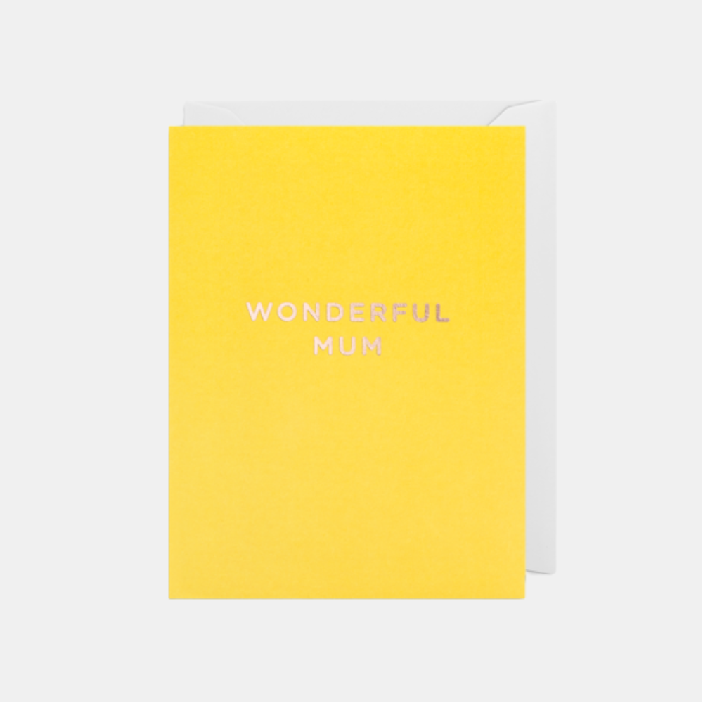 Lagom | Wonderful Mum Mini Card | Shut the Front Door