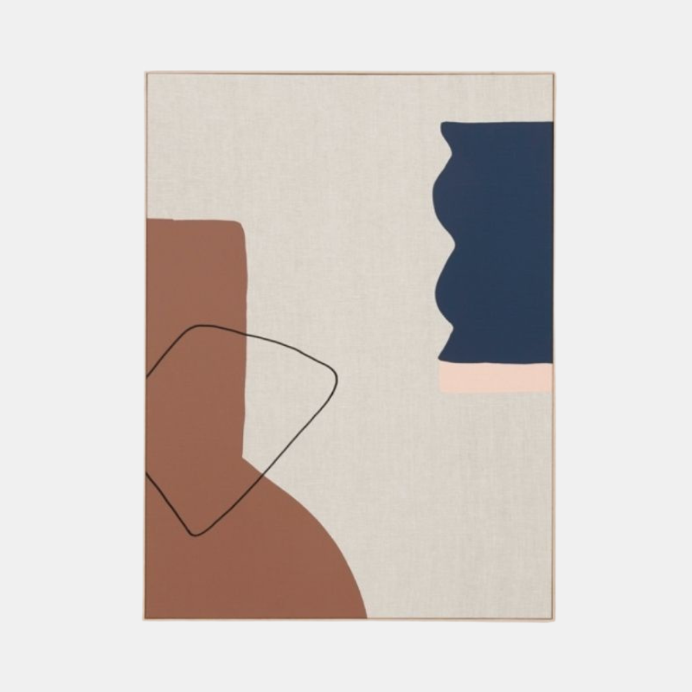 Middle of Nowhere | Framed Canvas Arles Toffee 1 | Shut the Front Door