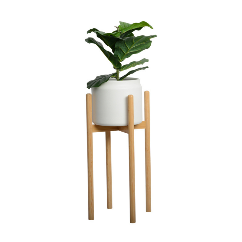 Habitat | Leonda Large Bamboo Pot Stand 65cm | Shut the Front Door