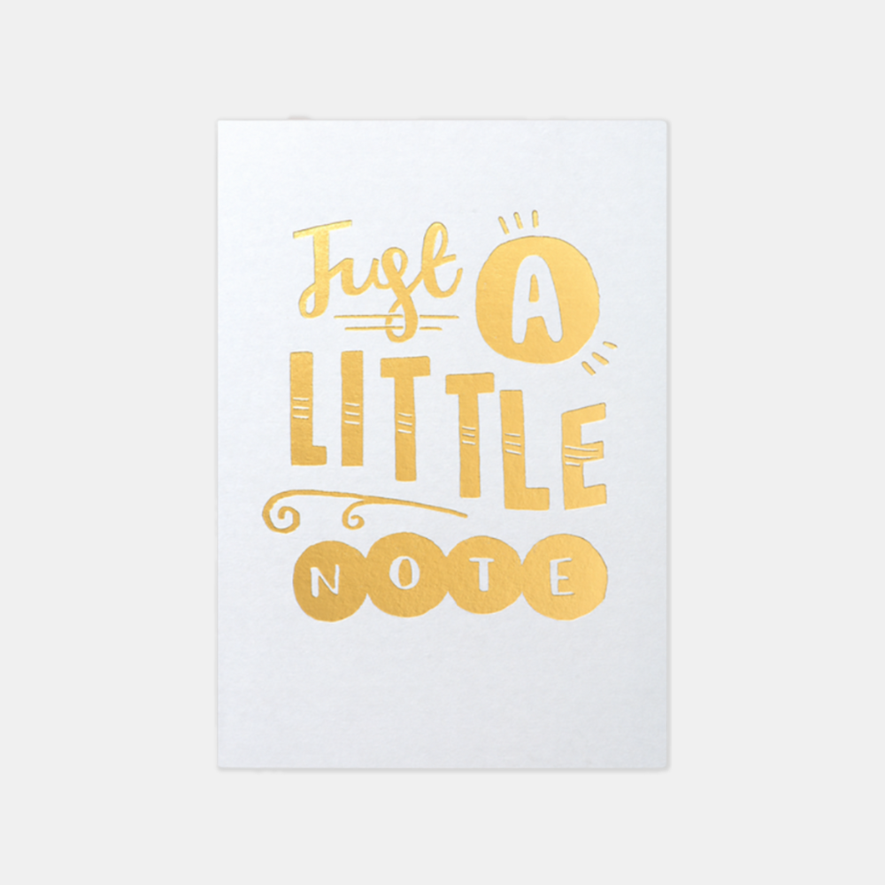 Lagom | Card Just  A Little Note | Shut the Front Door