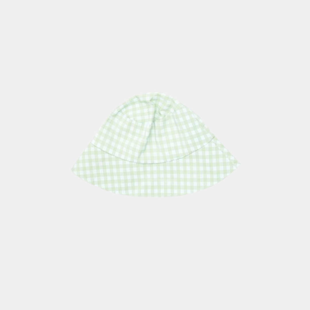 Antler NZ | Gingham Bucket Hat - Green | Shut the Front Door