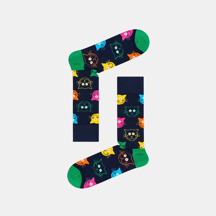 Happy Socks | Socks - Gift Set Cat 3pk 36-40 | Shut the Front Door