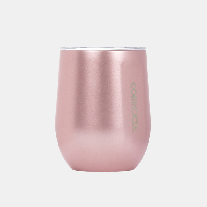 Corkcicle | Corkcicle Metallic Stemless - Rose Metallic - 355ml | Shut the Front Door