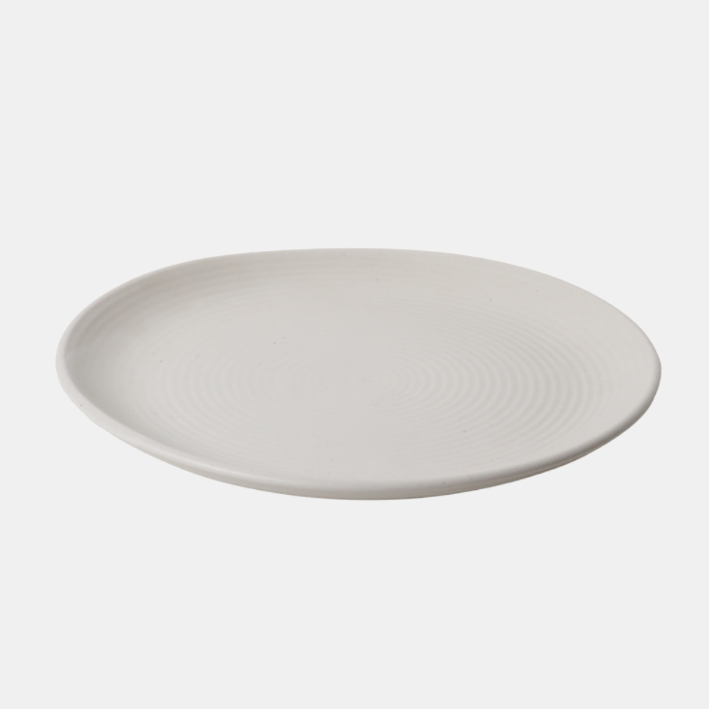 Garcia | Handmade Ceramic Dinner Plate 28cm - Cream | Shut the Front Door