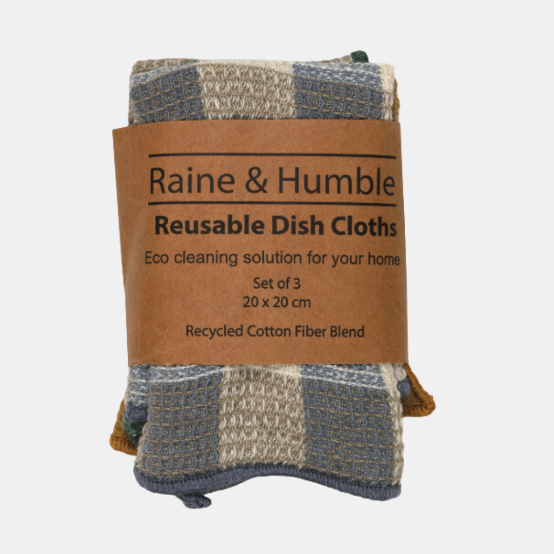 Raine & Humble | Double Check Waffle Dish Cloths - Pack of 3 | Shut the Front Door