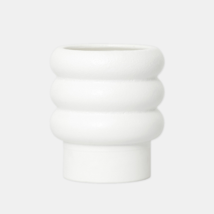 Middle of Nowhere | Alder Planter Small - Snow | Shut the Front Door