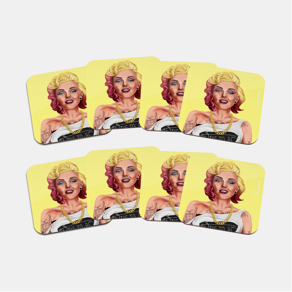 Hipstory | Hipstory Coasters - Marilyn Monroe - 8 Pack | Shut the Front Door
