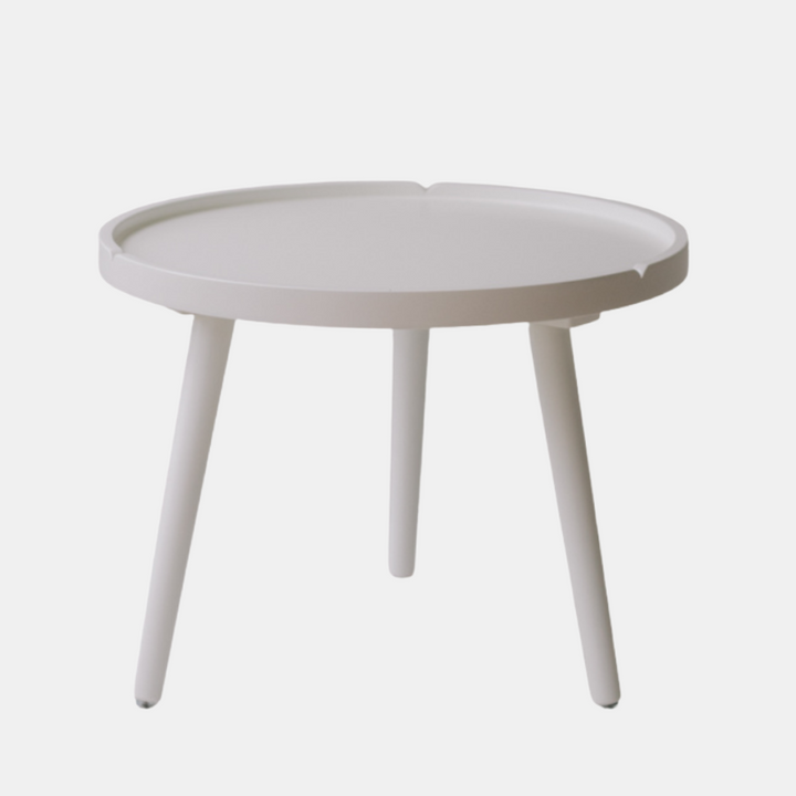 Garcia | Ariel Round Table - White | Shut the Front Door