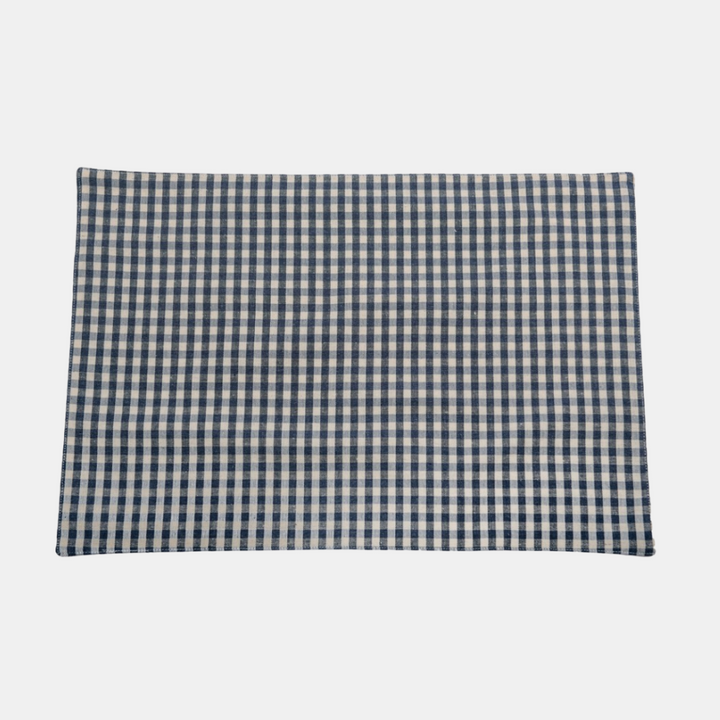 Raine & Humble | Gingham Placemat S/4 - Blueberry | Shut the Front Door