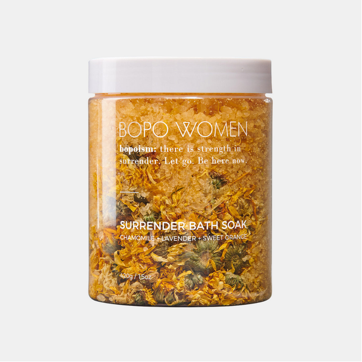 Bopo Women | Surrender Bath Soak - Lavender Chamomile & Sweet Orange | Shut the Front Door