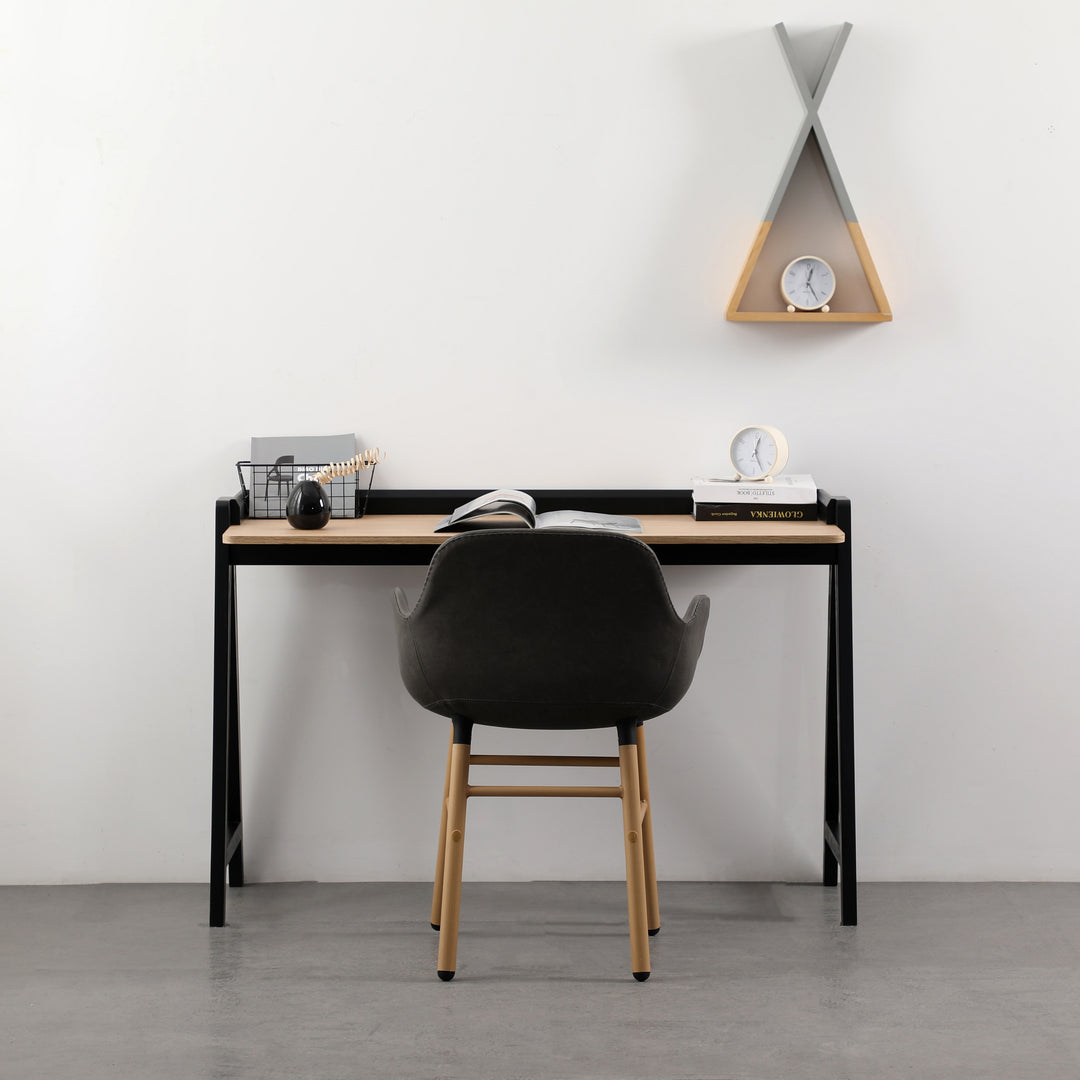 Garcia | Office Table Natural/Black | Shut the Front Door