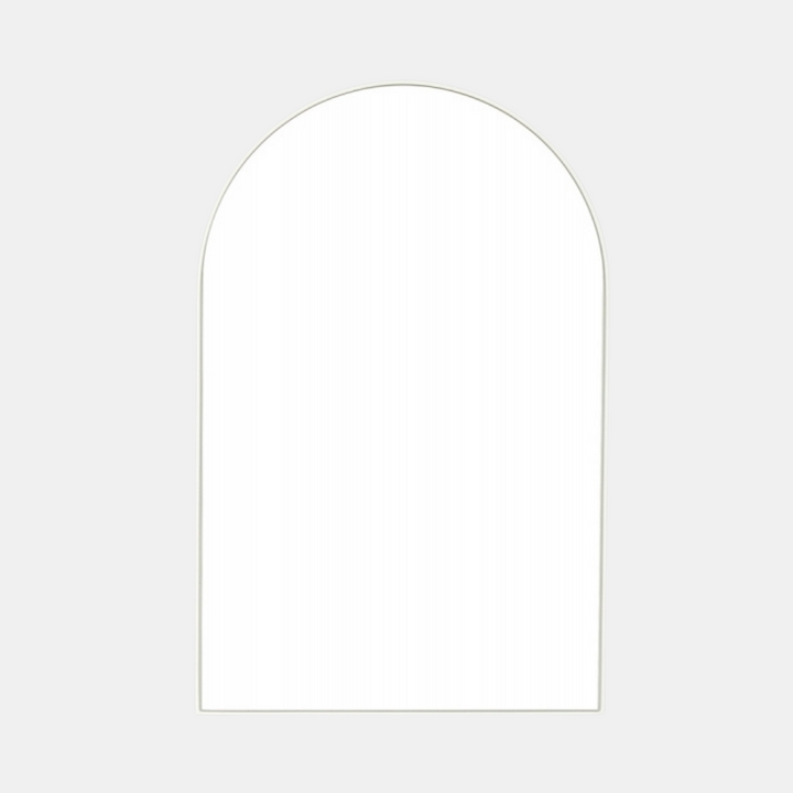 Middle of Nowhere | Bjorn Arch Mirror White 55x85cm | Shut the Front Door