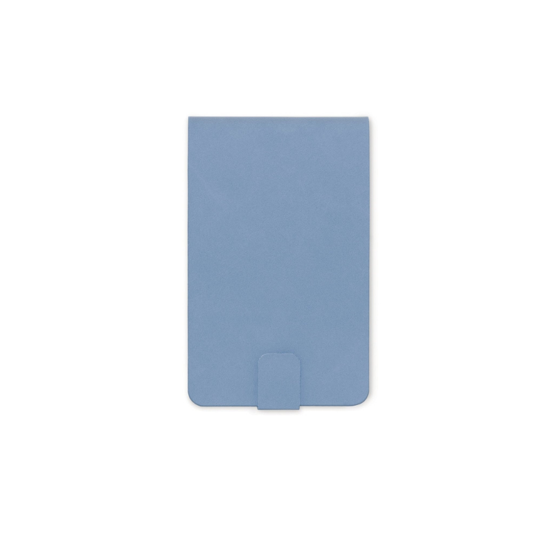 Designworks | Pocket Notepad Vegan Leather - Cornflower Blue | Shut the Front Door