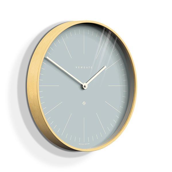 Newgate | Mr Clarke Wall Clock 40cm Pill Blue | Shut the Front Door
