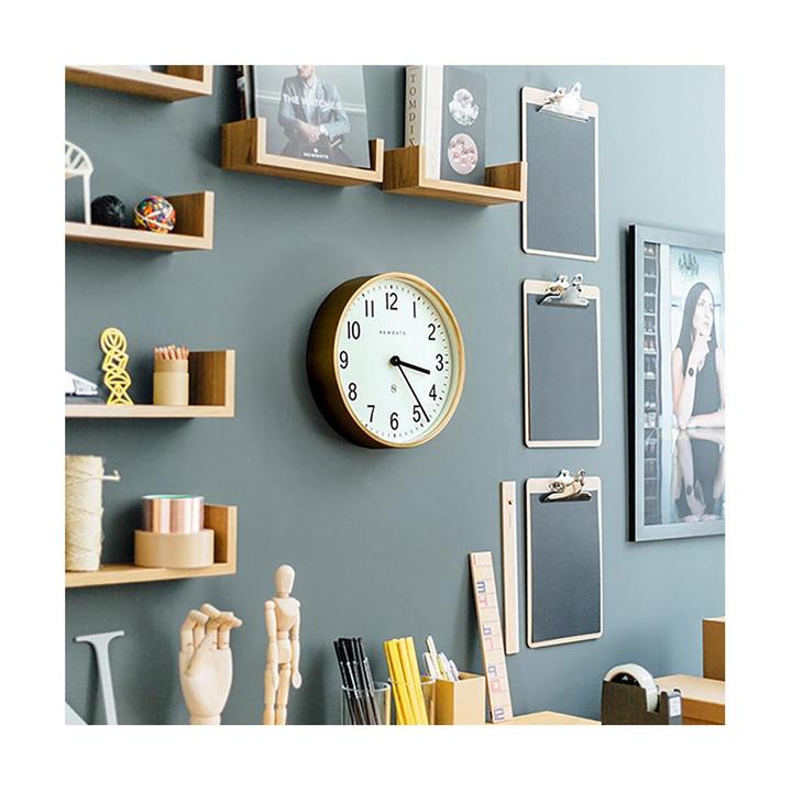 Newgate | Master Edwards Wall Clock Brass | Shut the Front Door