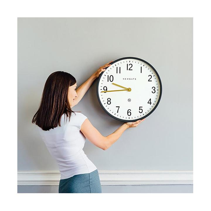 Newgate | Mr Edwards Wall Clock Grey | Shut the Front Door