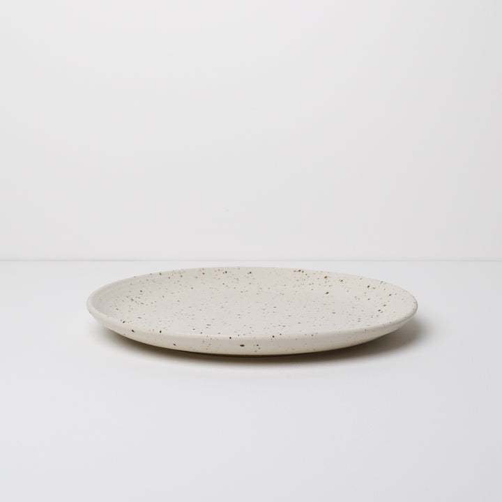 Garcia | Handmade Ceramic Dinner Plate 28cm - Speckle | Shut the Front Door