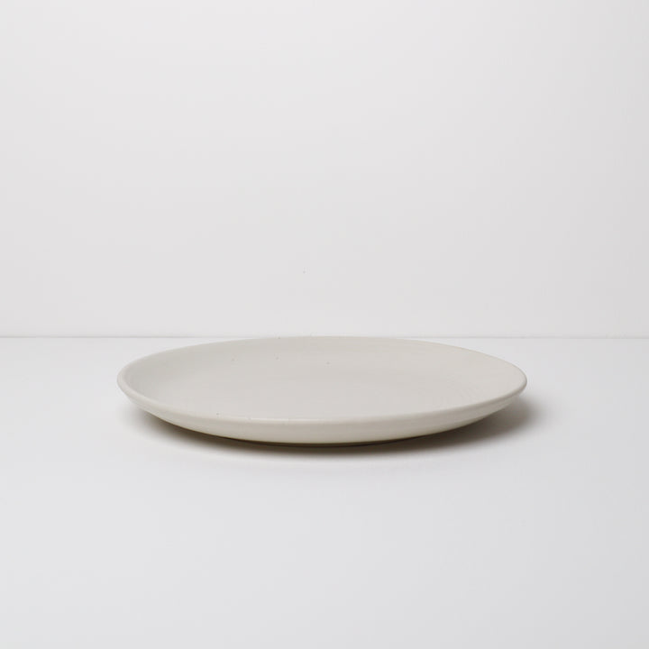 Garcia | Handmade Ceramic Dinner Plate 28cm - Cream | Shut the Front Door