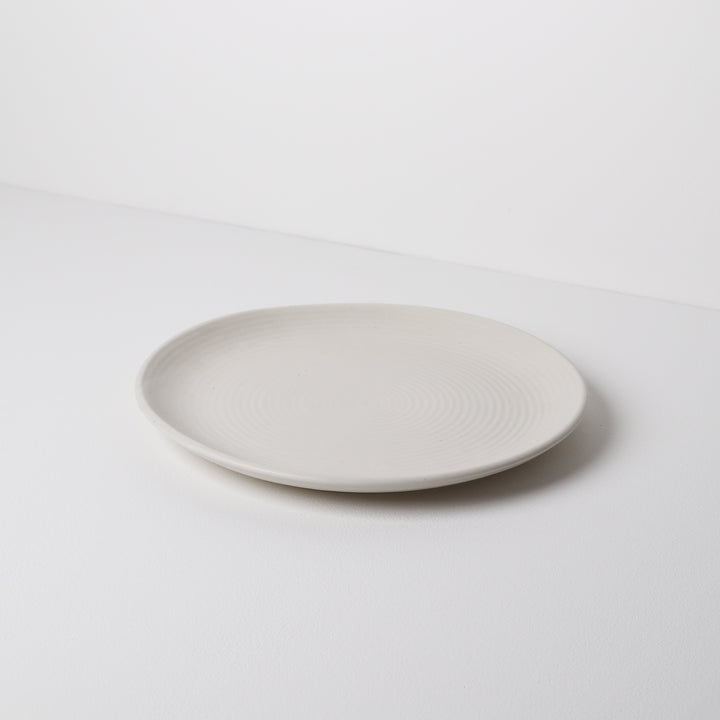 Garcia | Handmade Ceramic Dinner Plate 28cm - Cream | Shut the Front Door