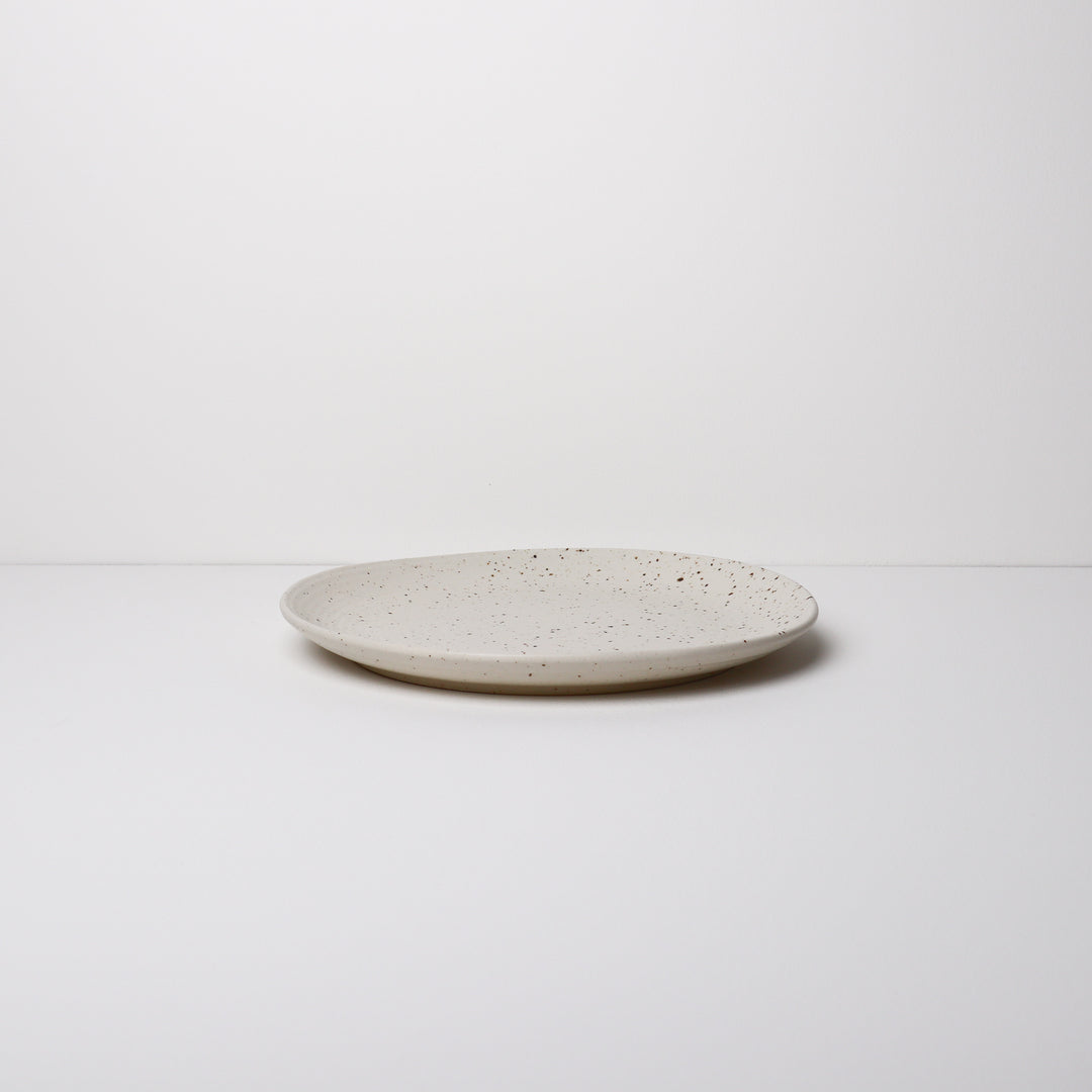 Garcia | Handmade Ceramic Dinner Plate 25.5cm - Speckle | Shut the Front Door