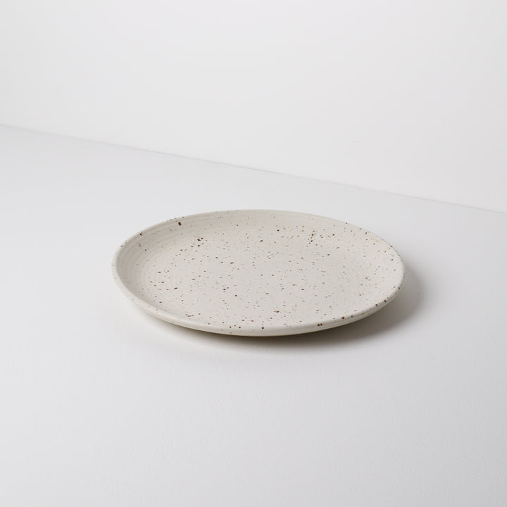 Garcia | Handmade Ceramic Dinner Plate 25.5cm - Speckle | Shut the Front Door