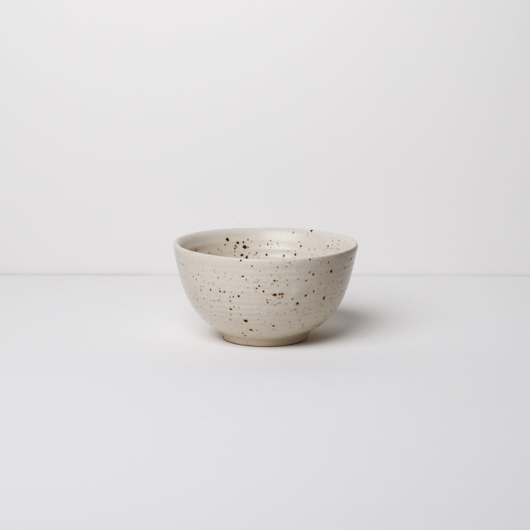 Garcia | Handmade Ceramic Small Deep Dish Bowl 14cm - Speckle | Shut the Front Door