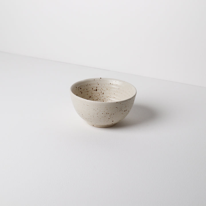 Garcia | Handmade Ceramic Small Deep Dish Bowl 14cm - Speckle | Shut the Front Door