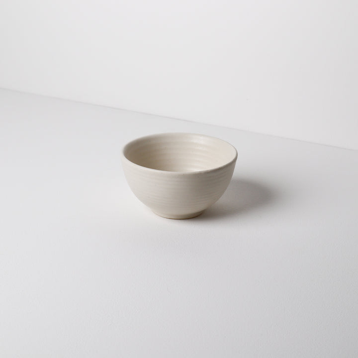 Garcia | Handmade Ceramic Small Deep Dish Bowl 14cm - Cream | Shut the Front Door