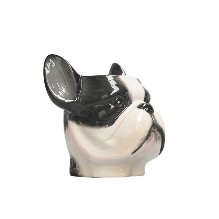 White Moose | Ceramic Planter - Frenchie | Shut the Front Door