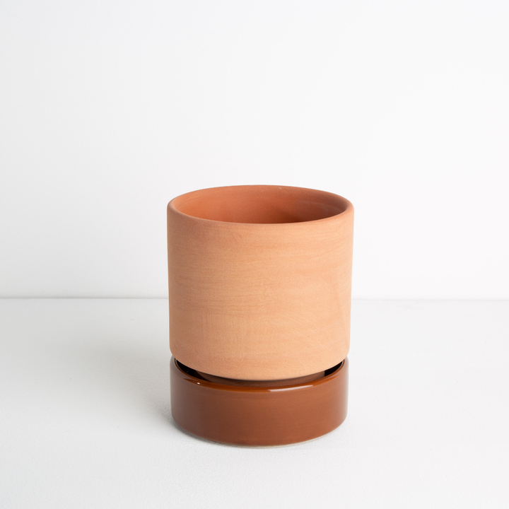 Garcia | Grace Planter Small - Rose Terracotta & Soil | Shut the Front Door