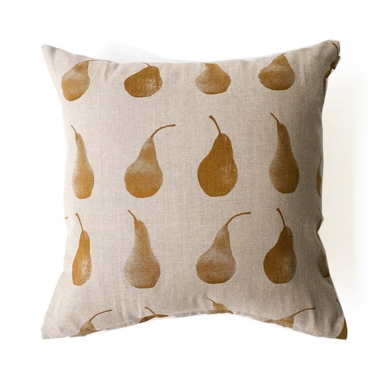 Raine & Humble | Pear Cushion 45cm - Mustard | Shut the Front Door