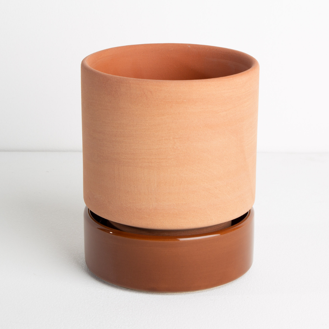 Garcia | Grace Planter Large - Rose Terracotta & Soil | Shut the Front Door