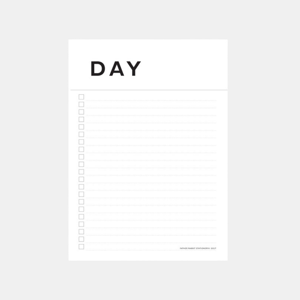 Father Rabbit | Father Rabbit A5 Day Planner | Shut the Front Door