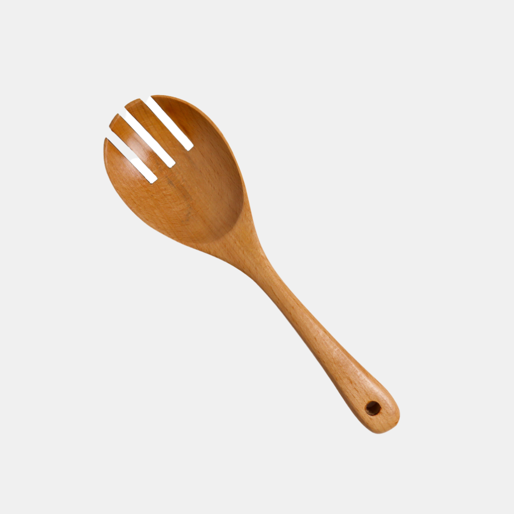 Shut the Front Door | Wooden Salad Fork 27cm - Beech | Shut the Front Door