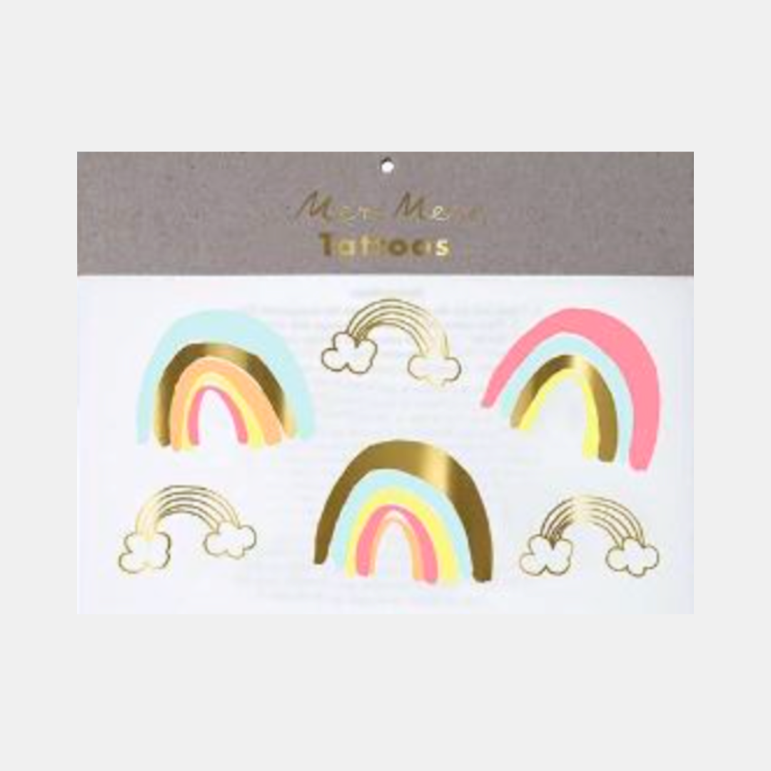 Meri Meri | Temporary Tattoos Rainbows | Shut the Front Door