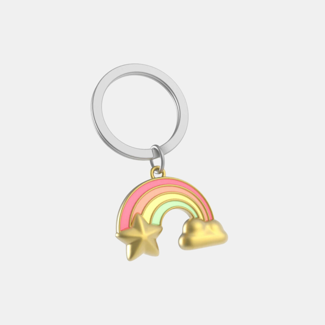 Stellar Haus | Rainbow Keychain | Shut the Front Door