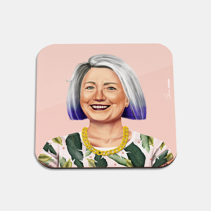 Hipstory | Hipstory Coaster - Hilary Clinton | Shut the Front Door