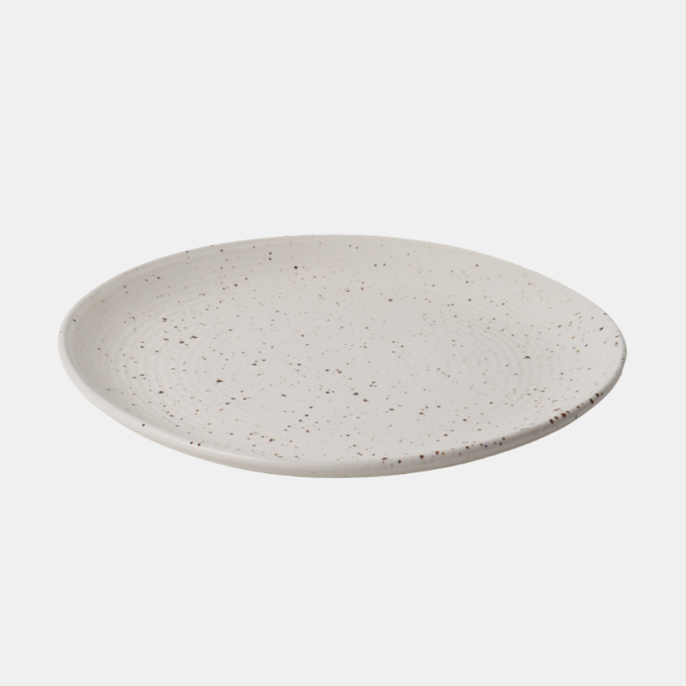 Garcia | Handmade Ceramic Dinner Plate 28cm - Speckle | Shut the Front Door