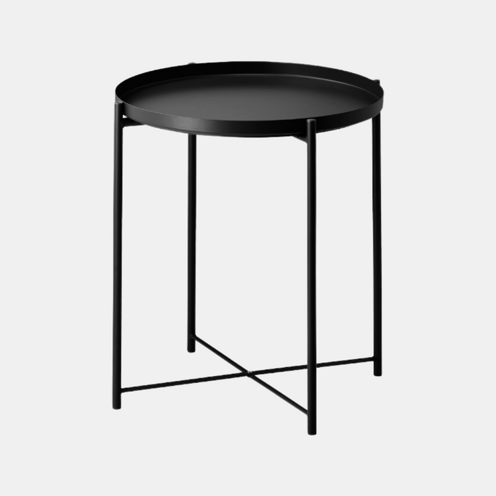 Garcia | Metal Tray Table - Black | Shut the Front Door