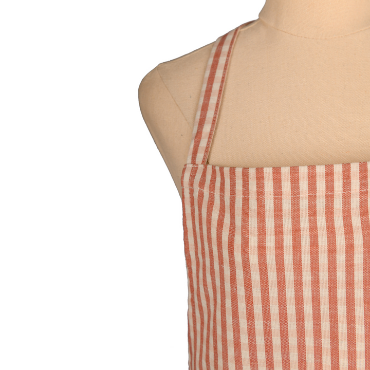Raine & Humble | Gingham Apron - Fig | Shut the Front Door