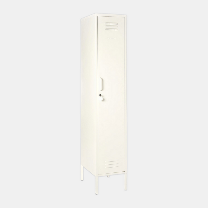 Mustard | Skinny Locker - White | Shut the Front Door