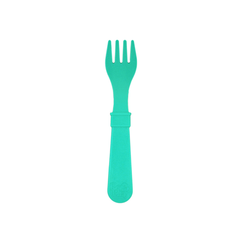 Re-Play | Re-Play Kids Fork  - Aqua | Shut the Front Door