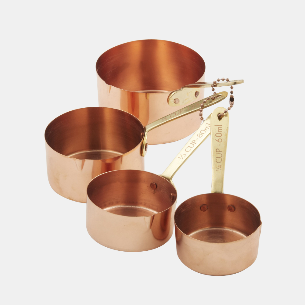 Academy Home | Copper Measuring Cups - Set of 4 | Shut the Front Door