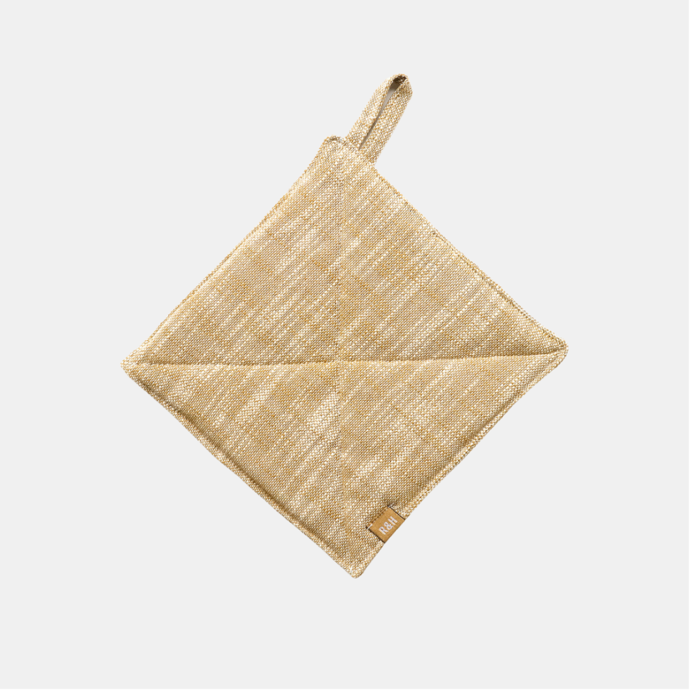 Raine & Humble | Slub Chambray Trivet - Mustard | Shut the Front Door