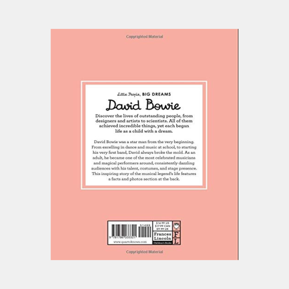 A&U Little People | David Bowie (Little People Big Dreams) Book | Shut the Front Door