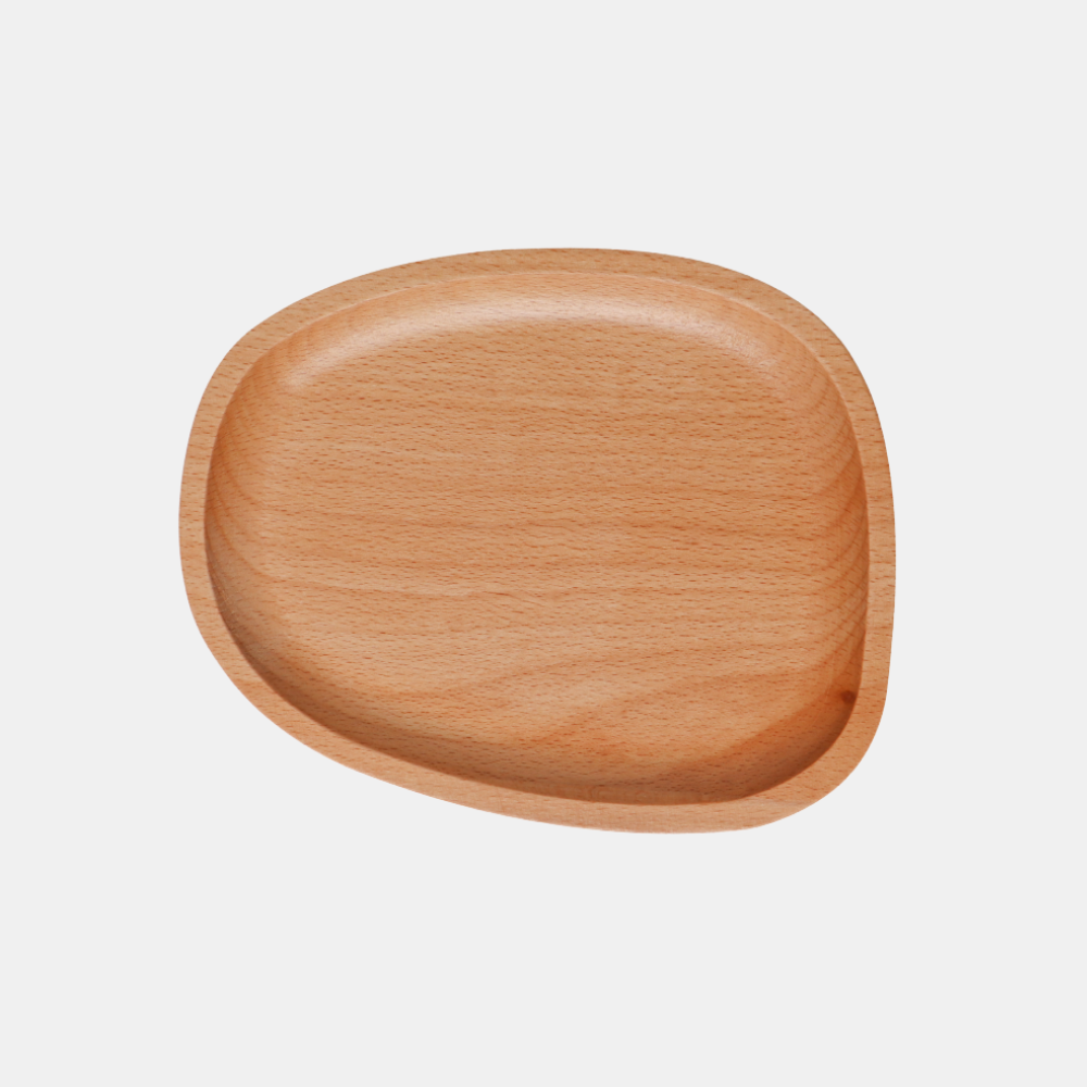 Shut the Front Door | Wooden Plate 16x13cm - Beech | Shut the Front Door