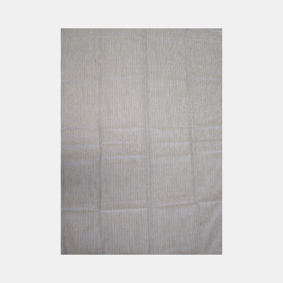 Raine & Humble | Woof Tea Towel - Charcoal Stripe | Shut the Front Door