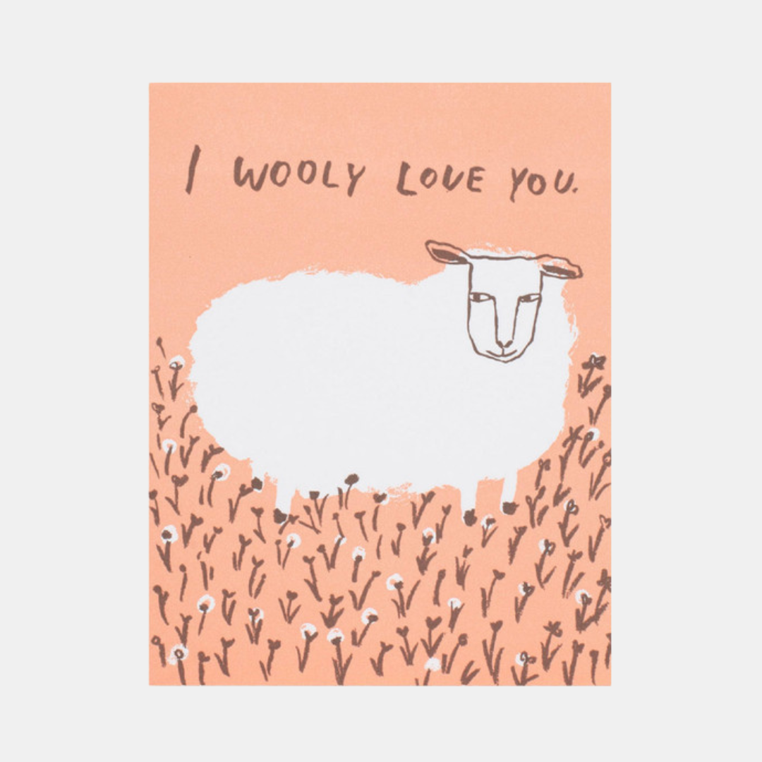 Egg Press | Card Wooly Love Yo Sheep | Shut the Front Door
